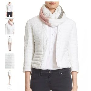 Eleventy collarless pink kimono puffer size lg 6~8